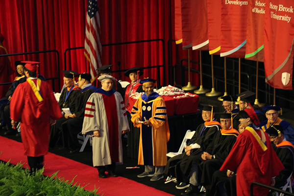 Dean Singer at Commencement 2024