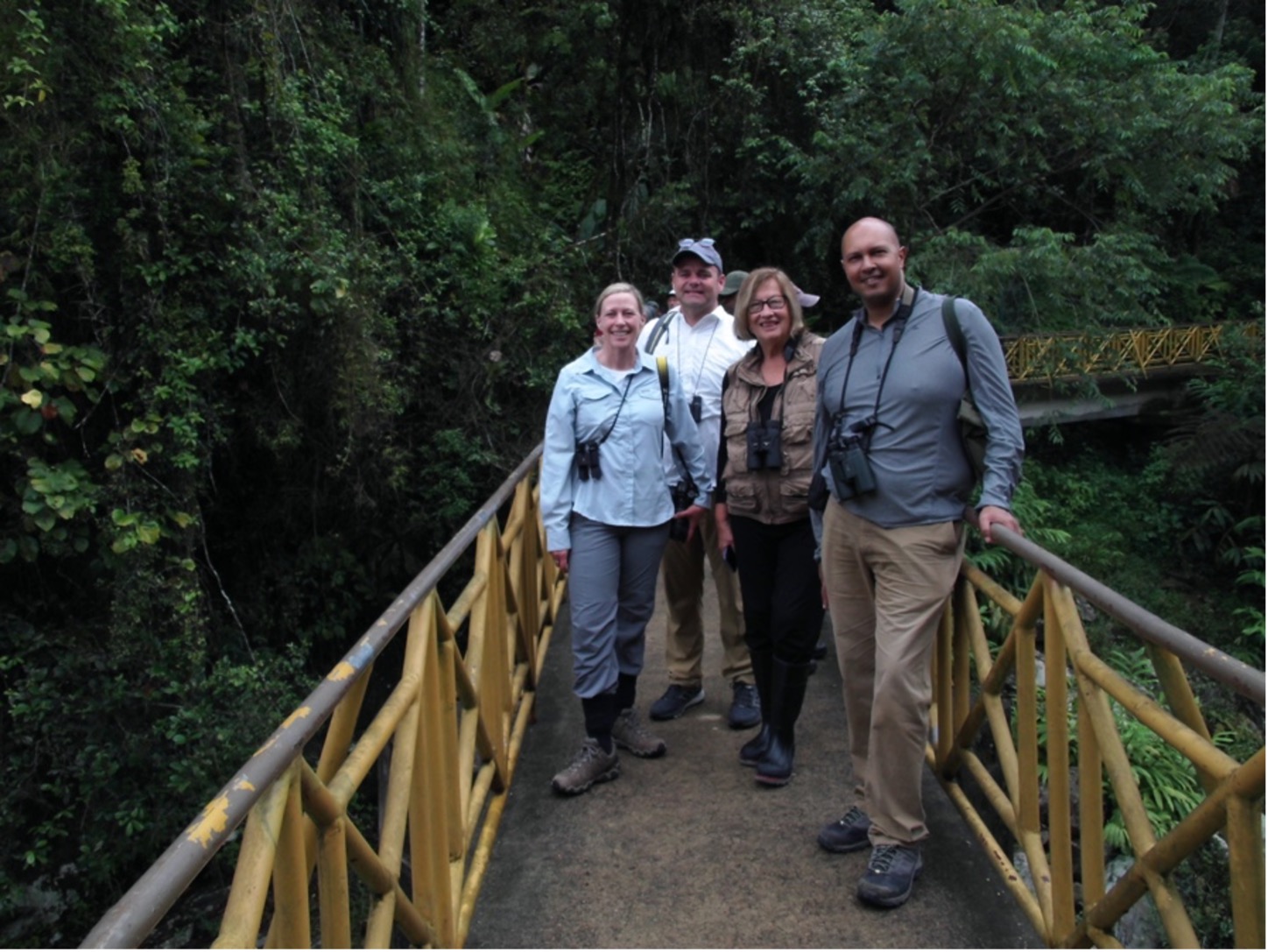 Team on the bridge