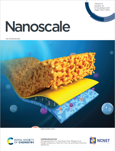 2021_CZhao_Nanoscale front cover