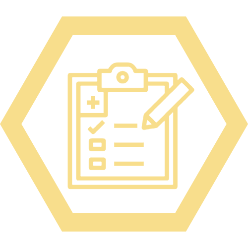 icon of a clipboard with a pencil on it