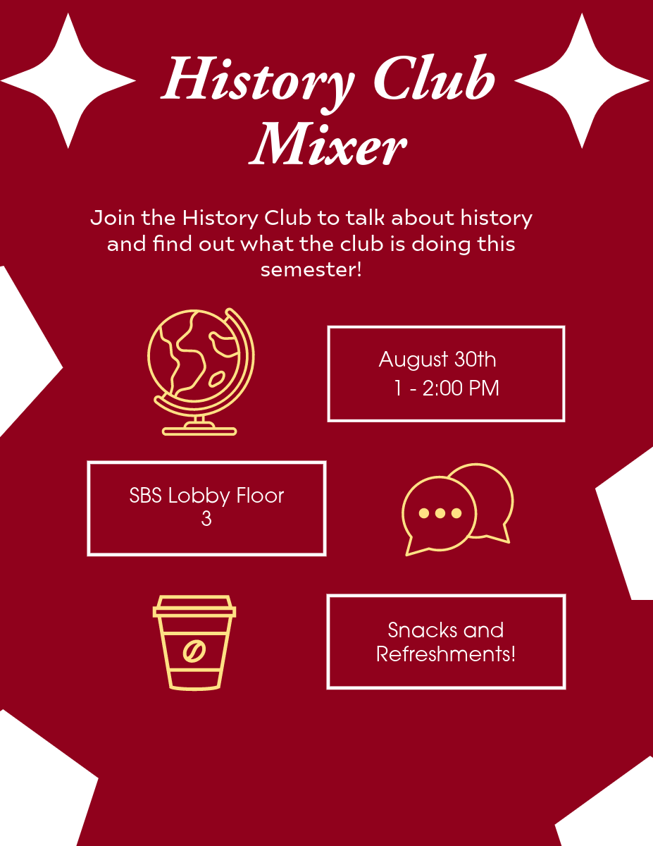 History Club Mixer Fall 2023