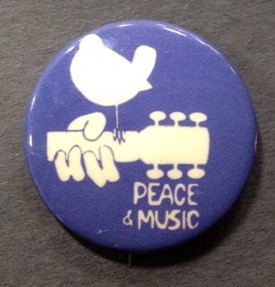 Woodstock pin from the Nettie Feinberg Collection