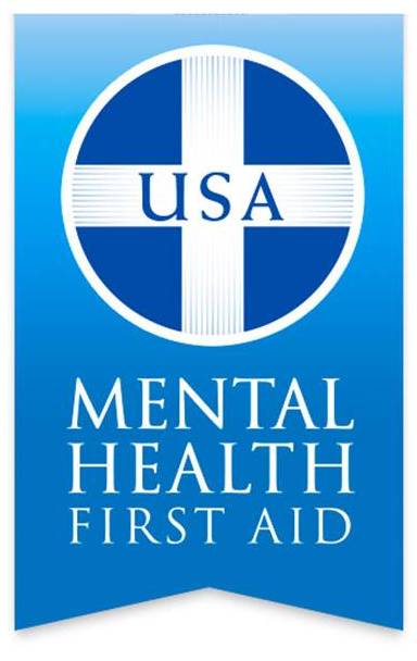 mental health first aid badge