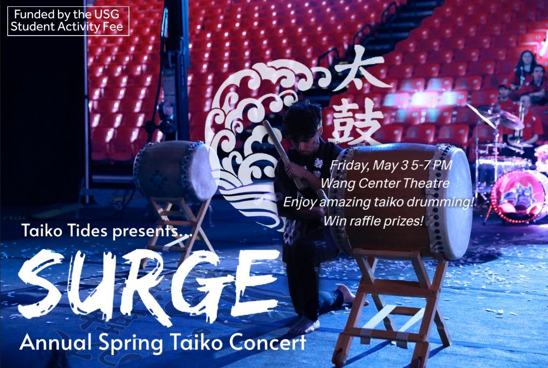 Taiko Tides Concert flyer